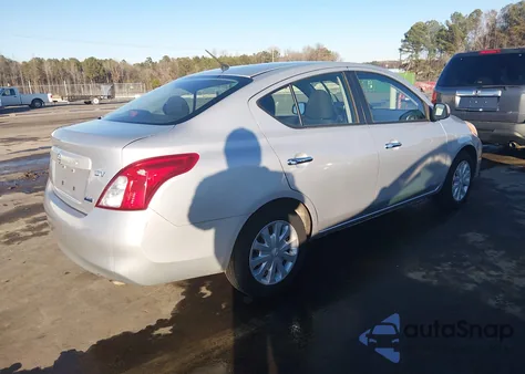 2012 Nissan Versa 1.6 Sv z USA, uszkodzony, nr VIN 3N1CN7AP9CL881505